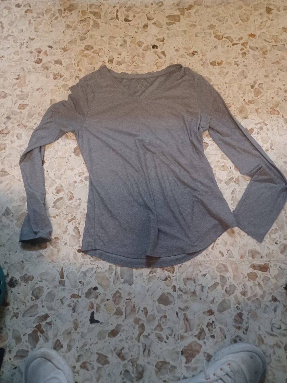 NOBO Junior Women's Long Sleeve Tee L (11-13) Gray